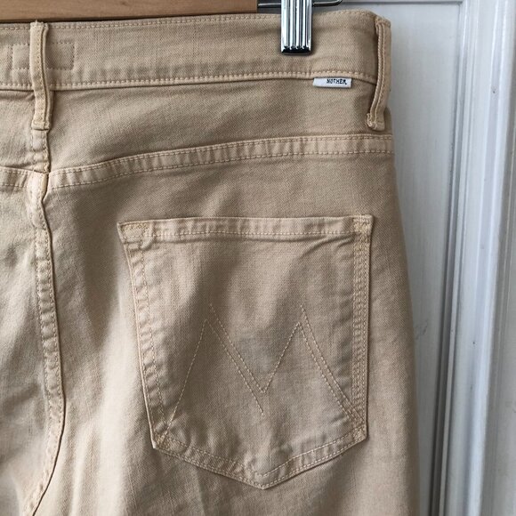 Mother The Weekender Marzipan Chalk It Up Stretch Flare Jeans 32 - Picture 3 of 7